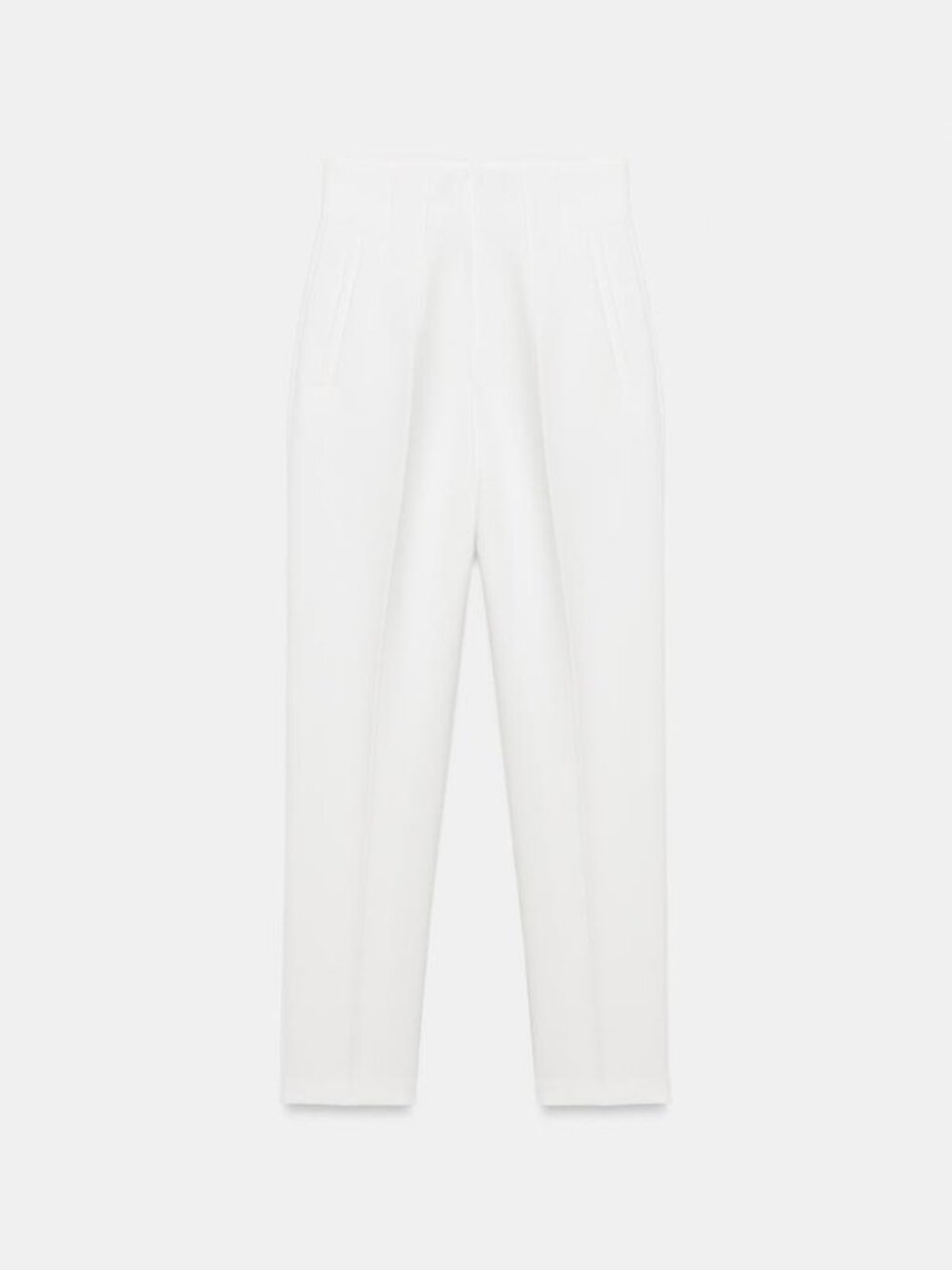 Zara High Waisted Pants | Medium | White